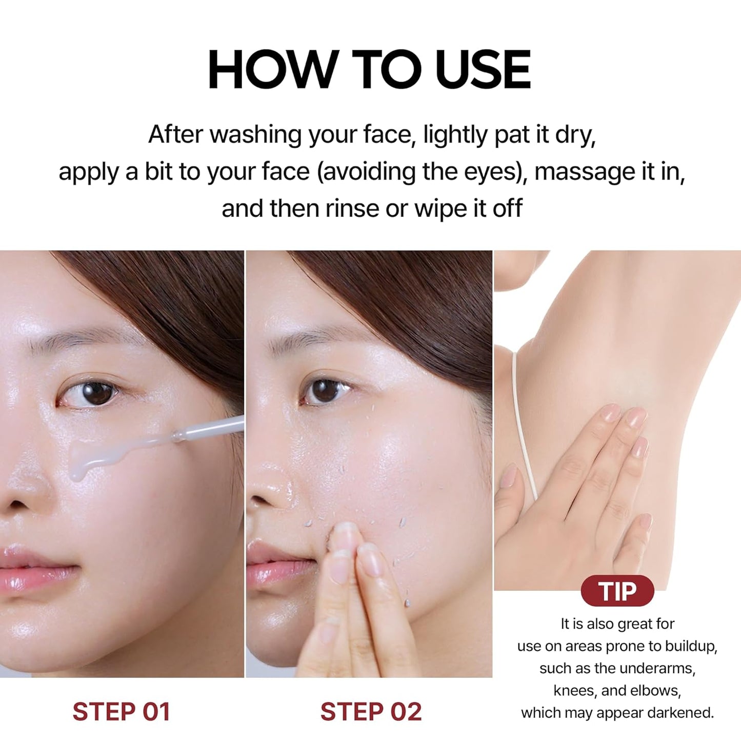 Peel Shot Glow White Rice Exfoliating Ampoule - Gentle Face and Body Scrub for All Skin Types, 80ml